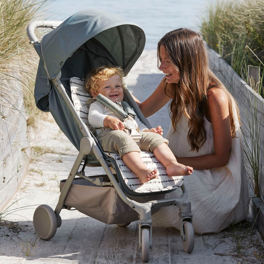 Stroller Seat Liner CosyCushion Tidemarks Drops Elodie